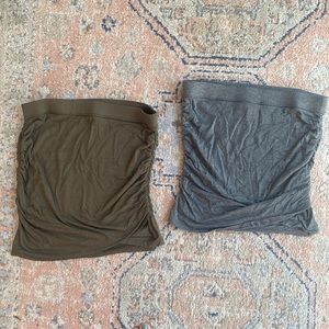 Two Women’s Mini Skirts! (Gray and Olive)